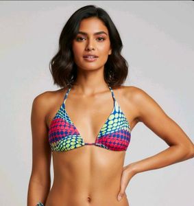 Fun Polka Dot Bikini Top👙💚💙