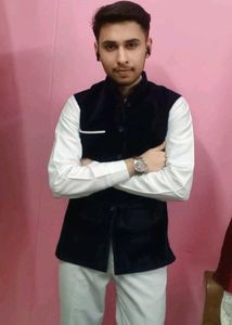 Stylish Blue Velvet Waistcoat
