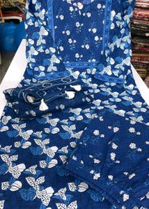 Pure Malmal Cotton Kurti Set For Women