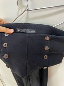 Zara Basic Waist 30 Black Jeggings