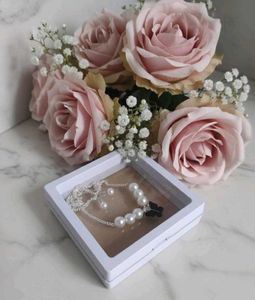 Butterfly Pearl Necklace