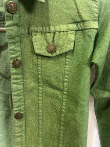 Green Denim Jacket