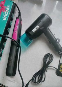 NOVA Hair Dryer &amp; Straightener Set