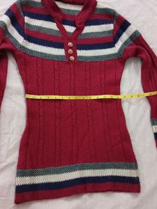 Striped Knit Sweater ( warm Top)