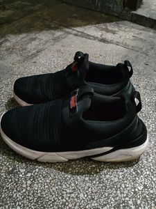 Leap7 Black Casual Shoes