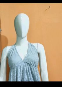 Women Sky Blue Dress