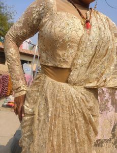 Ready To Wear Saree With Attached Blouse
