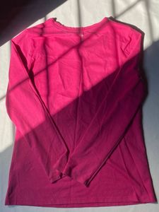 Pink Graphic Print Tee