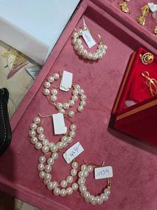 Combo Set Of 5 Pearl Loops