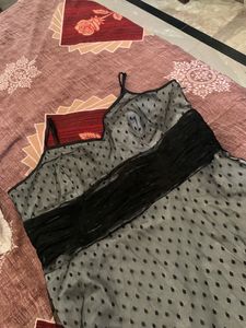 Maxi Dress With Beautiful Net