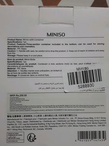 MIRROR WITH CONTAINER