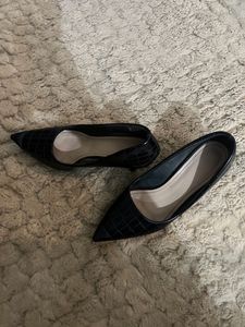 Black Pencil Heels