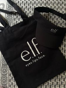 Elf Cosmetics Tote Bag & Cap