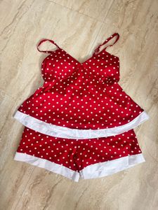 Red Polka Dot Pajama Set