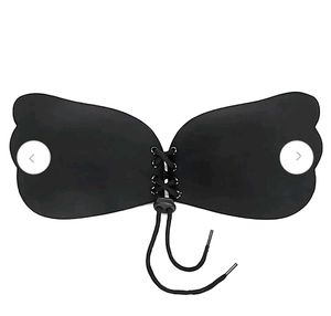 Black Adhesive Bra