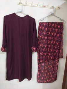 Elegant Kurta with dupatta Set