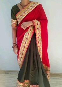 Stylish Saree With Blouse