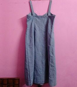 Denim Button-Down midi Sundress