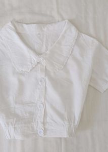 Korean Lace Collar Shirt