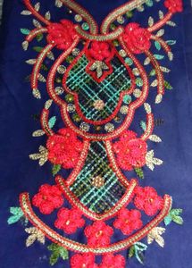 Elegant Embroidered Kurta Set unstich