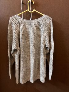 Cozy Knit oversized Sweater - free size