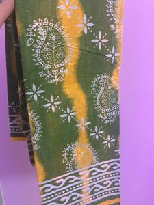 Cotton Saree New With Tag