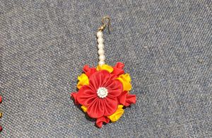 Haldi Floral Jewellery Set