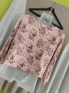 M&amp;S Floral Long Sleeve Top