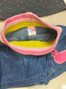 Cute Girls Outfit Set, Hot Pant With Top Set