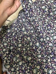 Floral Print Skirt