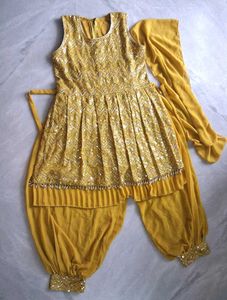 Festive Wear Sharara Suit Set