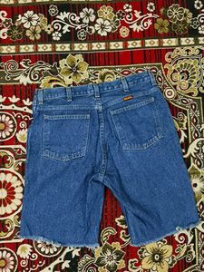 Above Knee Denim Shorts