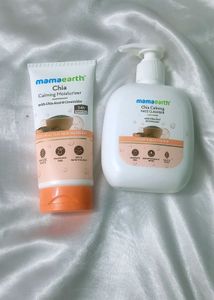 Mamaearth Chia Calming Face Wash+ Moisturizer
