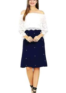 Off-Shoulder Lace Dress
