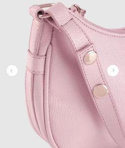 Luxury feel Lavender-pink shoulder bag