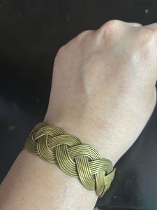 Braided Metal Cuff Bracelet