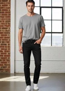 comfortable Black Jeans with woollen from Inside