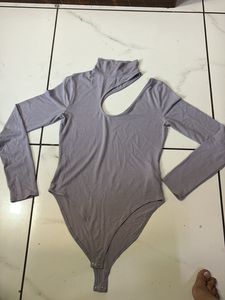 Cutout Long Sleeve Bodysuit