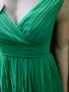 Charming Green premium chiffon dress