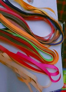 QUILING COLORFULL Strips Set Of 12 Colors