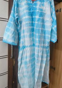 New Lucknowi Tie Die Kurti