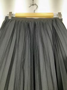 Fablestreet Pleated Flared Midi Skirt Black (Women