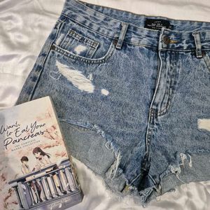 Denim Rugged Shorts