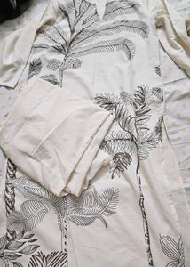Printed Kurta With Palazzo Pant