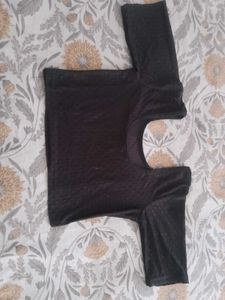 Elegant Black Blouse,stretchable