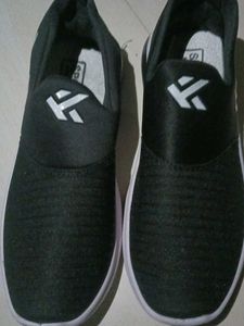 Black Slip-On Sneakers
