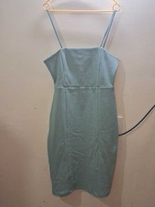 olive green Bodycon Mini Dress , S