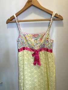 Floral &amp; Lace Cami Top/Dress