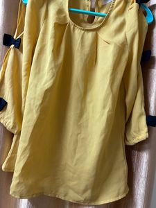 Cute Ribbon On Sleeves Top (Free Delivery)
