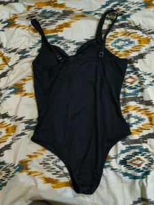 Black One-Piece Swimsuit